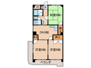 コ－ポ華の物件間取画像